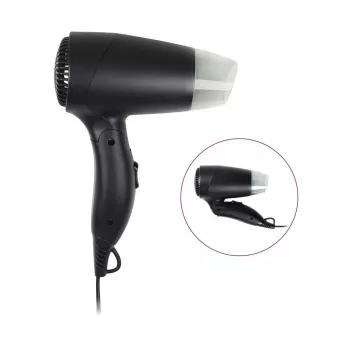 Secador de pelo Tristar HD-2460, 1200W, 2 niveles de temperatura, negro