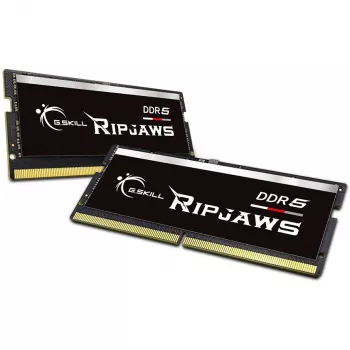 SO-DIMM 32 GB DDR5-4800 (2x 16 GB) Dual-Kit, memoria negra, F5-4800S4039A16GX2-RS, Ripjaws