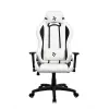 Silla gaming Arozzi Torretta SoftPU — blanco, revestimiento Soft-PU, reposabrazos ajustables, respaldo reclinable
