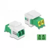 Módulo Keystone LC dúplex conector hembra a LC dúplex conector hembra DeLOCK 86833