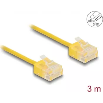 Cable de red DeLOCK RJ45 Cat.6 UTP 3 m amarillo