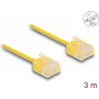 Cable de red DeLOCK RJ45 Cat.6 UTP 3 m amarillo