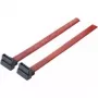 Cable SATA Tecline SATA III 0,5 m 7 pines negro rojo