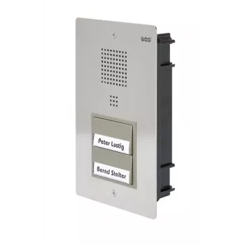 Auerswald TFS-Dialog 312 – Estación de portero audio de 2 botones, modelo 90056