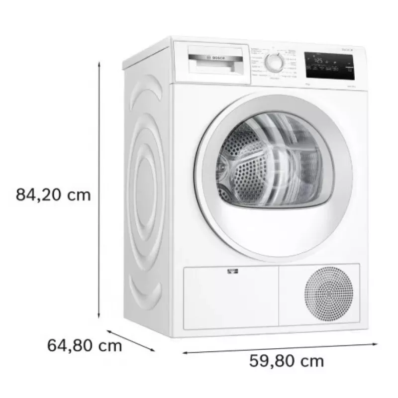 Secadora Bosch WTH86200PL 8 kg de capacidad bomba de calor