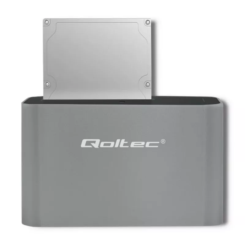 Base de acoplamiento Qoltec 5315 HDD/SSD | 2.5/3.5 SATA | USB 3.0