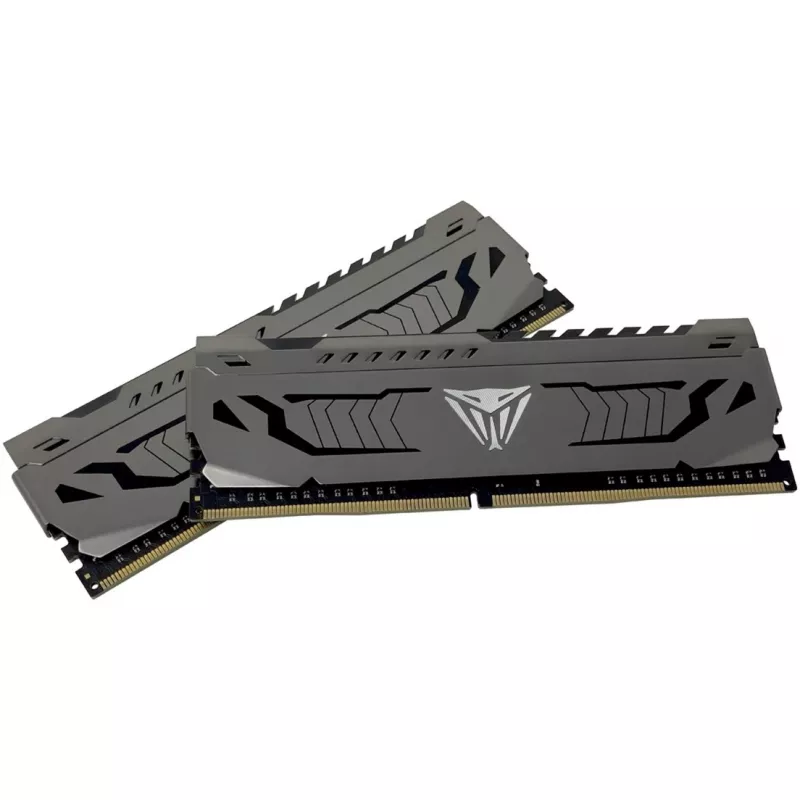 DIMM 16 GB DDR4-3600 (2x 8 GB) Dual-Kit, memoria RAM gris, PVS416G360C7K, Viper Steel, INTEL XMP
