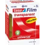 tesafilm® transparente, 6 rollos, Office Box, 66m x 25mm (11640H)