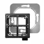 Set de interruptor/pulsador Gira System 55 IP44 modelo 325400 para montaje empotrado, resistente a la intemperie