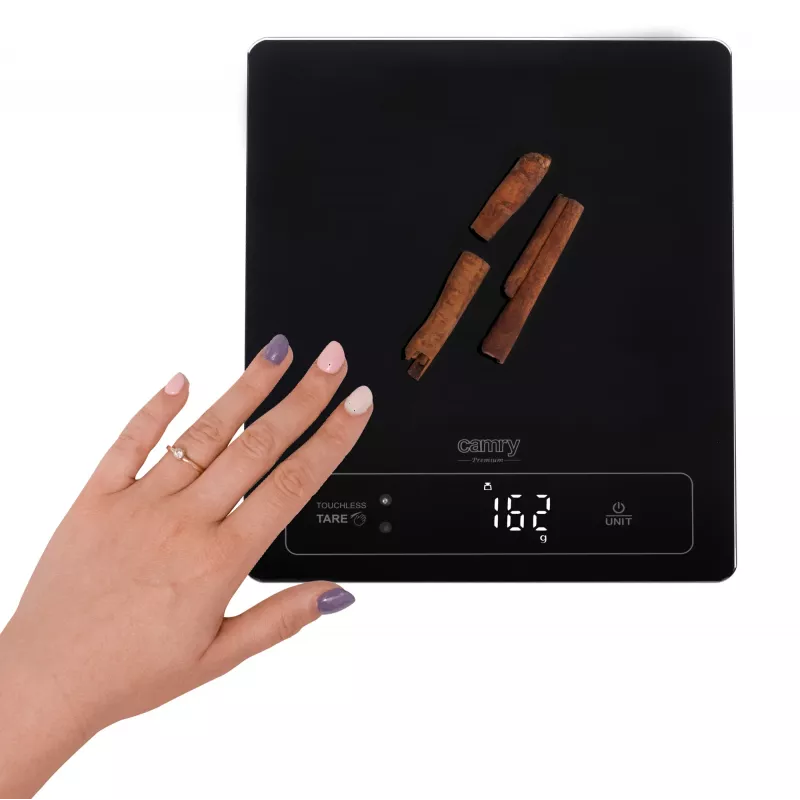 Báscula de cocina Camry CR 3175 Peso máximo 15 kg División 1 g Pantalla LED Negra