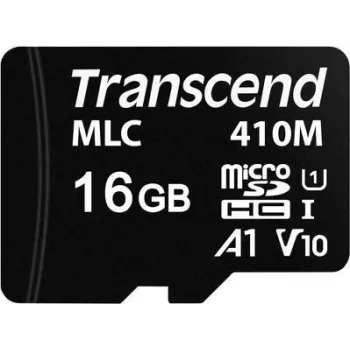 Transcend 410M Tarjeta de memoria 16 GB MicroSDHC MLC Clase 10 (TS16GUSD410M)
