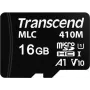 Transcend 410M Tarjeta de memoria 16 GB MicroSDHC MLC Clase 10 (TS16GUSD410M)