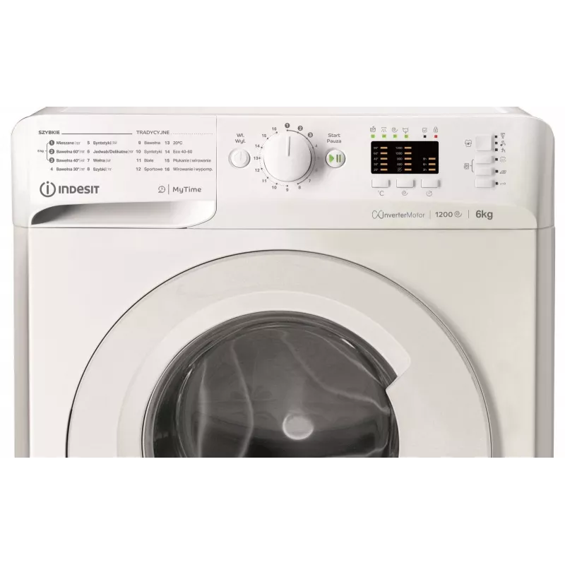 Lavadora Indesit MTWSA 61294 W PL 1200 rpm 6 kg