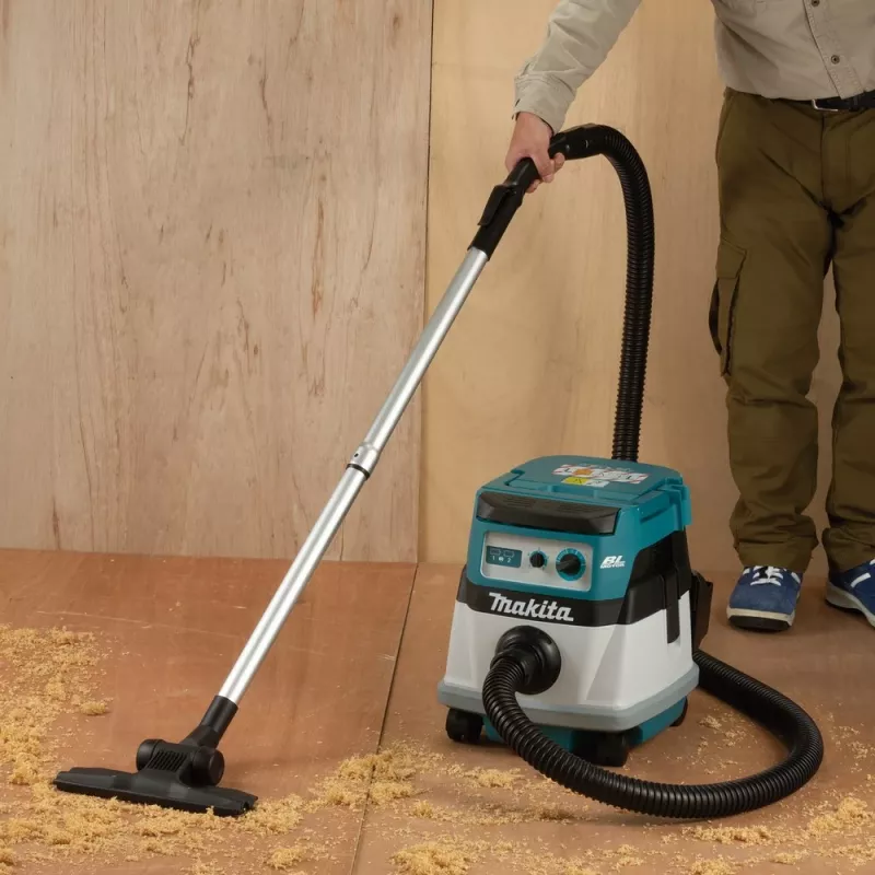 Aspirador Makita DVC865LZX3 negro, azul, blanco 8 L