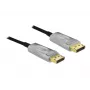 DeLOCK - Cable DisplayPort - DisplayPort (M) a DisplayPort (M) - DisplayPort 1,4 - 15,0 m - Compatible con 8K UHD (7680 x 4320) - negro (85886)