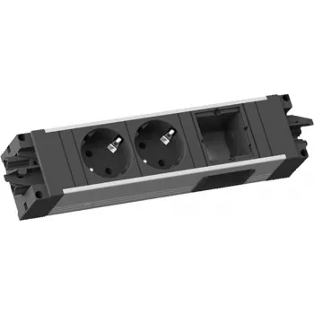 Bachmann STEP ALU 2xCEE7/3 1xCM 90° GST18 regleta (906.09529)