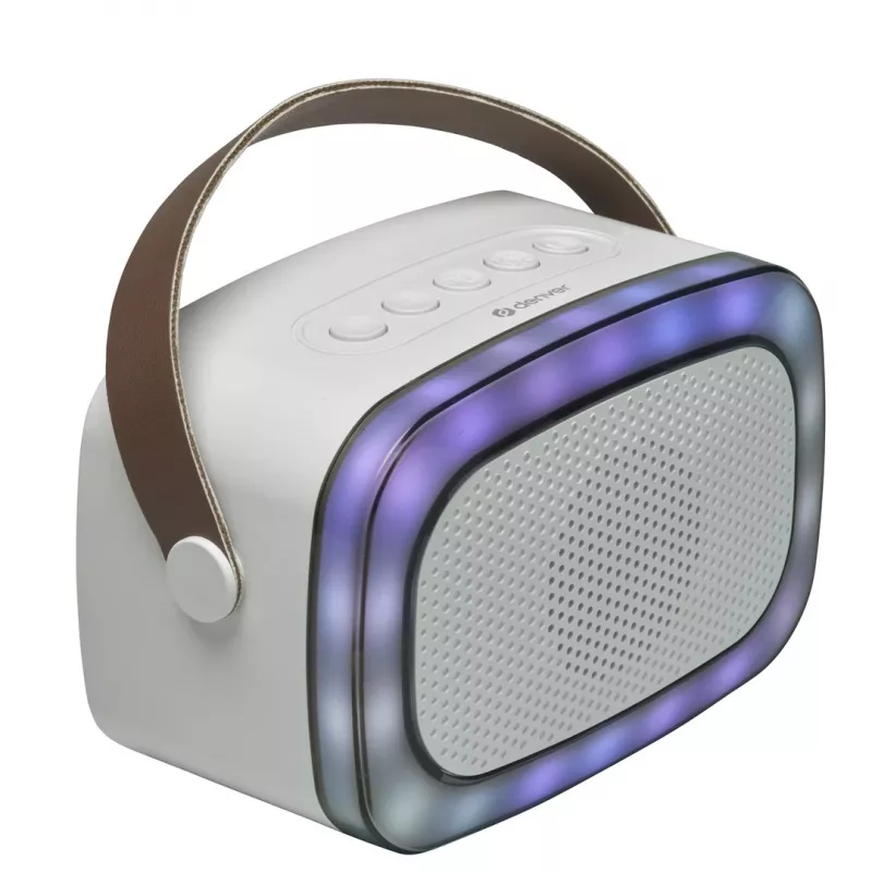 Altavoz portátil Denver BTM-610 Blanco