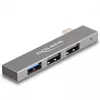 Hub USB DeLOCK 3 puertos fino USB Type-C 10 Gbps 2 x USB 2.0