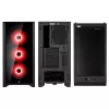Caja PC CORSAIR iCUE 4000X RGB cristal templado Mid-Tower negra