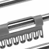 Estante auxiliar Jata HTEN2402 de polipropileno y acero inoxidable plegable 58×32×4,7 cm