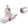 Adaptador de red ShiverPeaks 08-10001 Toolless STP Cat. 6A, RJ45, apantallado, terminación sin herramientas