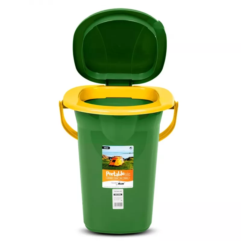 Inodoro portátil como cubo GreenBlue GB320GO – Cubo de inodoro de camping ligero
