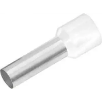 Cimco 187000 Terminal de empalme 0,5 mm² parcialmente aislado Blanco 100 uds. (187000)