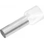 Cimco 187000 Terminal de empalme 0,5 mm² parcialmente aislado Blanco 100 uds. (187000)