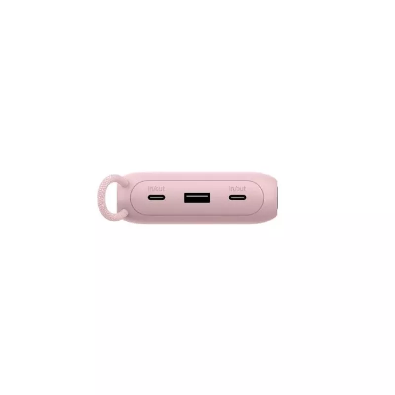 Batería externa Belkin BPB028HQPK 20000 mAh – 2× USB-C, 1× USB-A, rosa