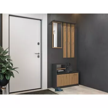 Armario recibidor top e shop GAR ANT/ART con 1 puerta batiente, 850×240×1600 mm
