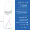 Beurer TL 85 lámpara de luz diurna, 14000 lux, LED, sin parpadeo, sin UV, temporizador, blanca