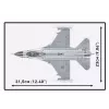 Set de construcción Cobi F-16AM Fighting Falcon, 495 piezas, maqueta a escala