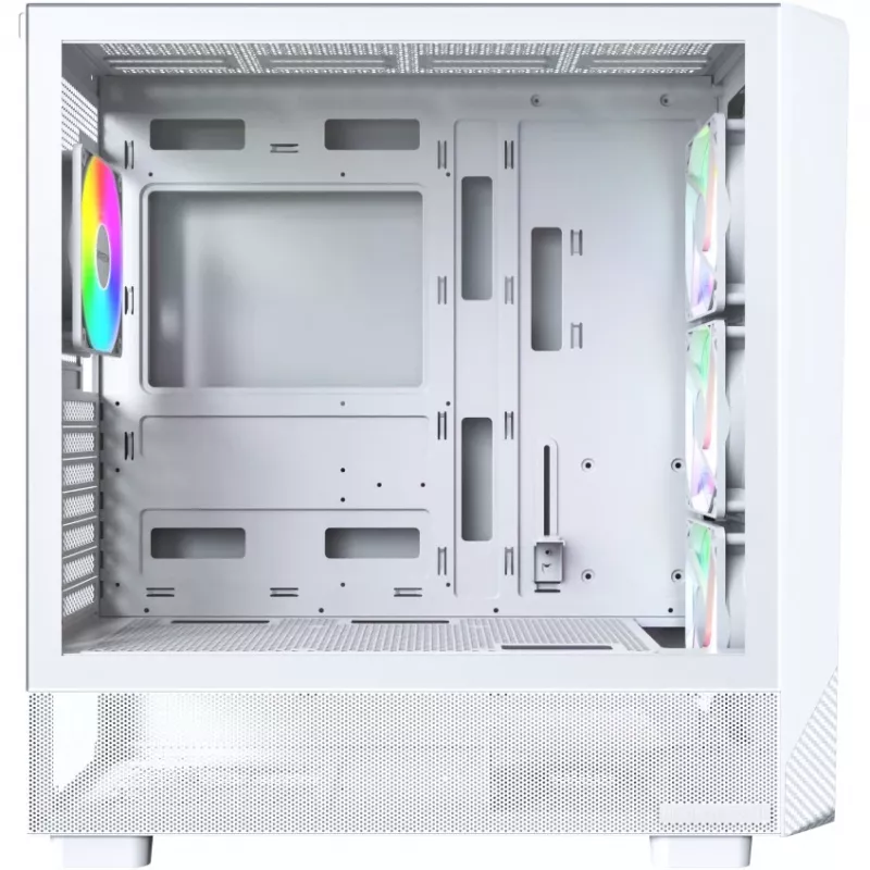 Caja de PC Montech X5 Midi Tower Blanco ATX 3 ventiladores de 140 mm