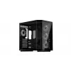 Krux Empero KRXD010 caja de PC Midi Tower, ATX, cristal templado, 4 ventiladores ARGB de 120 mm, negra - GPU hasta 420 mm, disipador de CPU hasta 155 mm, 2x 3,5" + 3x 2,5" bahías