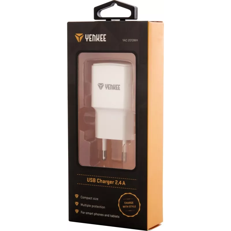Cargador de red USB-A 12W 2,4A