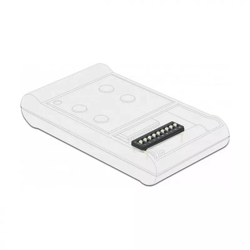 Interruptor DIP DeLOCK 66306 accesorio para placa de circuito impreso (PCB)