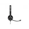 PORT CONNECT | Auriculares estéreo USB PRO ON'R 300 | con cable | on-ear | cancelación de ruido | negro