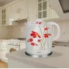 Hervidor Feel-Maestro MR-066-RED FLOWERS 1,5 L 1200 W rojo, blanco