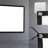 Pantalla de proyección MACLEAN MC-169 — independiente/colgante Poliéster, 240×180 cm (4:3), 120