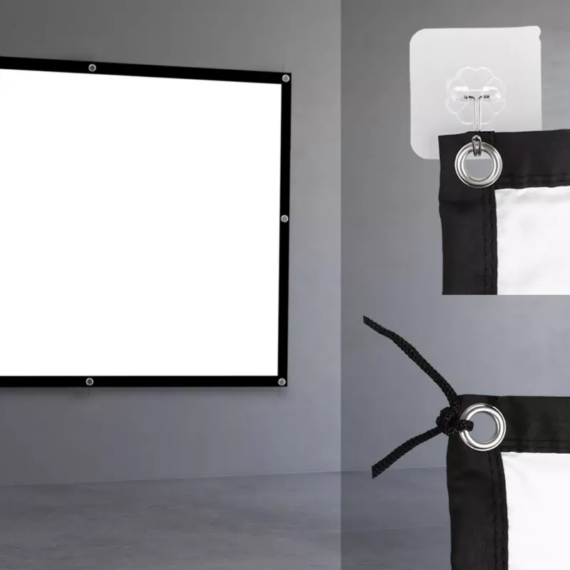 Pantalla de proyección MACLEAN MC-169 — independiente/colgante Poliéster, 240×180 cm (4:3), 120