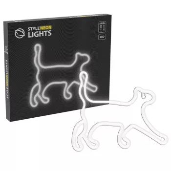 Lámpara de neón decorativa MANTA SNL70WH Style Neon Lights CAT 2 blanca 70 cm
