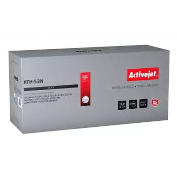 Tóner ActiveJet ATH-53N negro, compatible con HP/Canon, 3500 páginas, tambor integrado