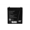 Green Cell AGM45 Batería para SAI, plomo-ácido sellado (VRLA), 12 V, 5,3 Ah