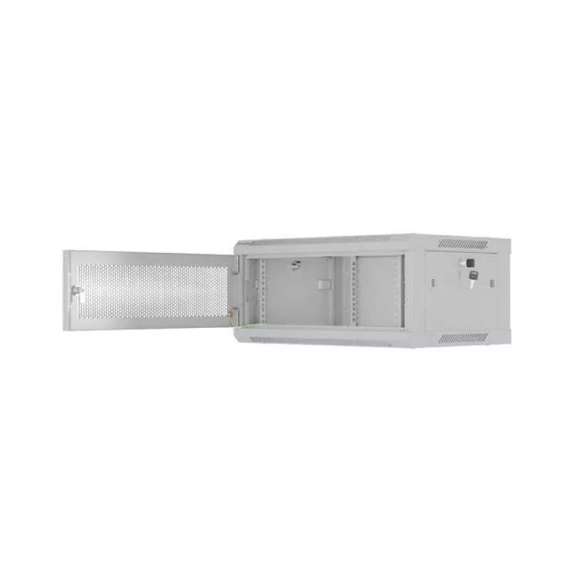 Armario rack LANBERG WF01-6404-23S 19 pulgadas 4U gris con puertas perforadas