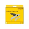 Delock - Adaptador de red - PCIe 2.1 perfil bajo - 2,5GBase-T (89598)