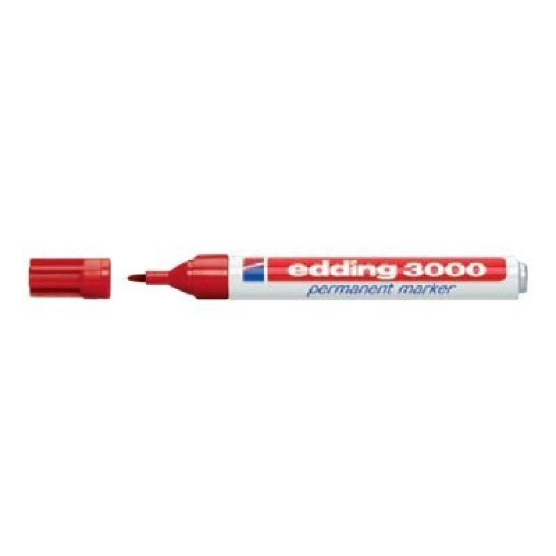 Rotulador permanente Edding 3000 azul 10 uds.