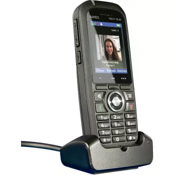Teléfono IP AGFEO DECT 75 IP Negro