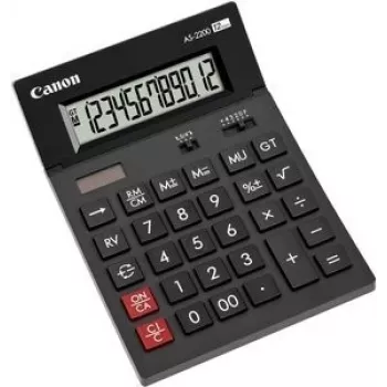 Canon WS-1210T Calculadora de sobremesa pantalla negra