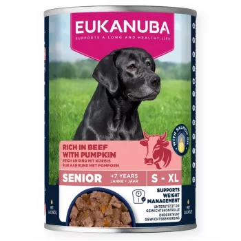 Comida húmeda para perros EUKANUBA Adult Can 400 g — ternera y calabaza