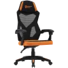 Silla gaming CANYON Wave MCH02 — respaldo de malla, diseño ergonómico, negro/naranja